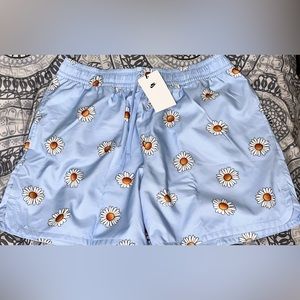 Nike Mens Sportswear Sport Essentials+ Floral Shorts Blue DM6909-548 Size L NWT